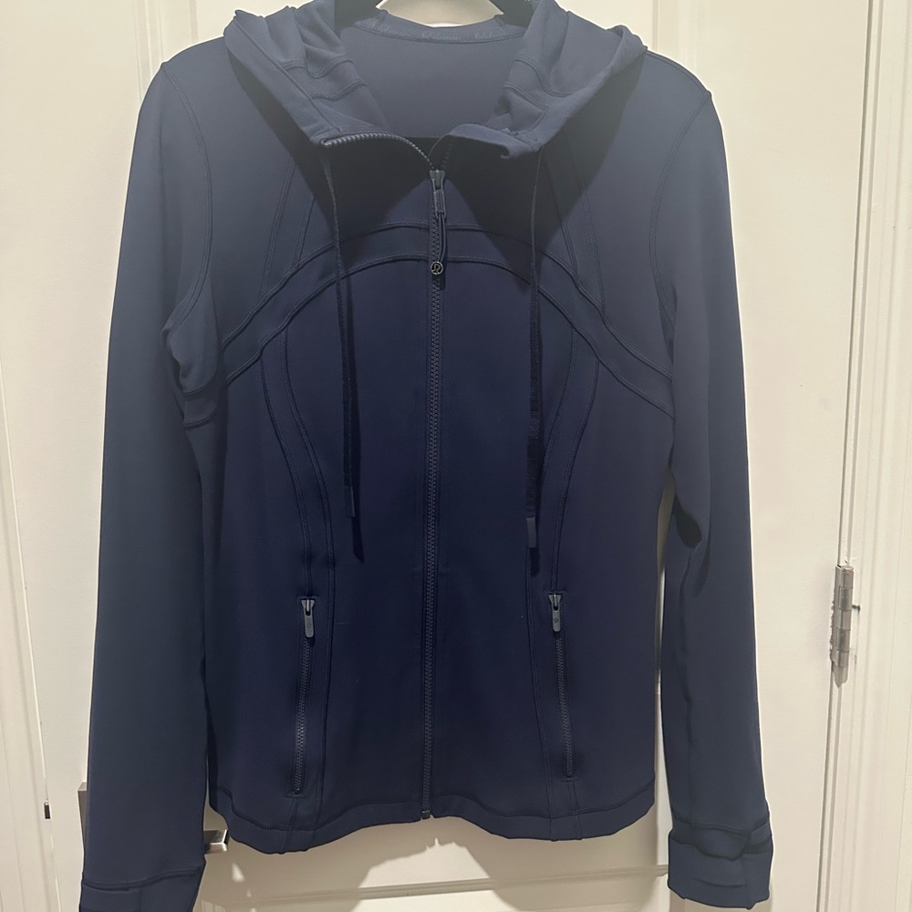 lululemon athletica Navy Blue Full-Zip Define Hooded Jacket